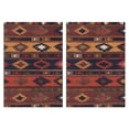 thumbnail image 1 of 2 Pcs Funny Kitchen Towels,Boho Multicolor Ethnic Pattern with Geometric Shapes Microfiber Dish Towels,Kitchen Tea Towels,Kitchen Towel Set (18" X 26"), 1 of 7