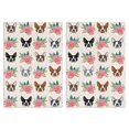 thumbnail image 1 of 2 Pcs Funny Kitchen Towels,Boston Terrier Dog and Flower Florals Microfiber Dish Towels,Kitchen Tea Towels,Kitchen Towel Set (18" X 26"), 1 of 3