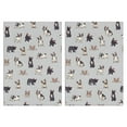 thumbnail image 1 of 2 Pcs Funny Kitchen Towels,Boston Terrier Microfiber Dish Towels,Kitchen Tea Towels,Kitchen Towel Set (18" X 26"), 1 of 3