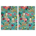 thumbnail image 1 of 2 Pcs Funny Kitchen Towels,BoxerDog and Floral Microfiber Dish Towels,Kitchen Tea Towels,Kitchen Towel Set (18" X 26"), 1 of 3