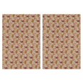 thumbnail image 1 of 2 Pcs Funny Kitchen Towels,Brown Christmas Gingerbread and Drink Pattern Microfiber Dish Towels,Kitchen Tea Towels,Kitchen Towel Set (18" X 26"), 1 of 7