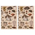 thumbnail image 1 of 2 Pcs Funny Kitchen Towels,Brown Mushroom Specimen Beige Pattern Microfiber Dish Towels,Kitchen Tea Towels,Kitchen Towel Set (18" X 26"), 1 of 7