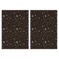 thumbnail image 1 of 2 Pcs Funny Kitchen Towels,Brown Star Moon Constellation Pattern Microfiber Dish Towels,Kitchen Tea Towels,Kitchen Towel Set (18" X 26"), 1 of 7