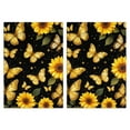thumbnail image 1 of 2 Pcs Funny Kitchen Towels,Butterflies Sunflowers Microfiber Dish Towels,Kitchen Tea Towels,Kitchen Towel Set (18" X 26"), 1 of 3