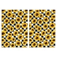 thumbnail image 1 of 2 Pcs Funny Kitchen Towels,Checkerboard Sunflower Pattern Microfiber Dish Towels,Kitchen Tea Towels,Kitchen Towel Set (18" X 26"), 1 of 7