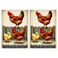 thumbnail image 1 of 2 Pcs Funny Kitchen Towels,Chicken and Chick Microfiber Dish Towels,Kitchen Tea Towels,Kitchen Towel Set (18" X 26"), 1 of 3