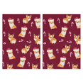 thumbnail image 1 of 2 Pcs Funny Kitchen Towels,Christmas Corgi Microfiber Dish Towels,Kitchen Tea Towels,Kitchen Towel Set (18" X 26"), 1 of 3