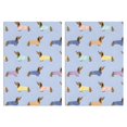 thumbnail image 1 of 2 Pcs Funny Kitchen Towels,Colorful Funny Dachshund Microfiber Dish Towels,Kitchen Tea Towels,Kitchen Towel Set (18" X 26"), 1 of 3