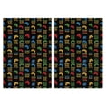 thumbnail image 1 of 2 Pcs Funny Kitchen Towels,Colorful Games Symbol Black Pattern Microfiber Dish Towels,Kitchen Tea Towels,Kitchen Towel Set (18" X 26"), 1 of 7