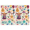 thumbnail image 1 of 2 Pcs Funny Kitchen Towels,Colorful Mexican Elements Microfiber Dish Towels,Kitchen Tea Towels,Kitchen Towel Set (18" X 26"), 1 of 7