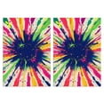 thumbnail image 1 of 2 Pcs Funny Kitchen Towels,Colorful Paint Burst Pattern Microfiber Dish Towels,Kitchen Tea Towels,Kitchen Towel Set (18" X 26"), 1 of 7
