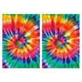 thumbnail image 1 of 2 Pcs Funny Kitchen Towels,Colorful Rainbow Tie Dye Spiral Pattern Microfiber Dish Towels,Kitchen Tea Towels,Kitchen Towel Set (18" X 26"), 1 of 7