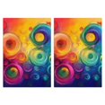 thumbnail image 1 of 2 Pcs Funny Kitchen Towels,Colorful Tie Dye Circular Spiral Pattern Microfiber Dish Towels,Kitchen Tea Towels,Kitchen Towel Set (18" X 26"), 1 of 7