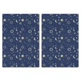 thumbnail image 1 of 2 Pcs Funny Kitchen Towels,Dark Blue Celestial Pattern Microfiber Dish Towels,Kitchen Tea Towels,Kitchen Towel Set (18" X 26"), 1 of 7