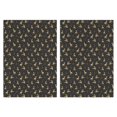 thumbnail image 1 of 2 Pcs Funny Kitchen Towels,Dark Christmas Golden Reindeer Pattern Microfiber Dish Towels,Kitchen Tea Towels,Kitchen Towel Set (18" X 26"), 1 of 7