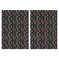 thumbnail image 1 of 2 Pcs Funny Kitchen Towels,Dark Christmas Tree and Gift Pattern Microfiber Dish Towels,Kitchen Tea Towels,Kitchen Towel Set (18" X 26"), 1 of 7