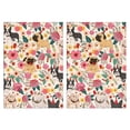 thumbnail image 1 of 2 Pcs Funny Kitchen Towels,Dogs with Flowers Microfiber Dish Towels,Kitchen Tea Towels,Kitchen Towel Set (18" X 26"), 1 of 3