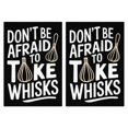 thumbnail image 1 of 2 Pcs Funny Kitchen Towels,Don'T Be Afraid To Take Whisks Microfiber Dish Towels,Kitchen Tea Towels,Kitchen Towel Set (18" X 26"), 1 of 3