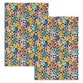 thumbnail image 1 of 2 Pcs Funny Kitchen Towels, Easter and Leopard White Pattern Microfiber Dish Towels 18"x26", Decorative Tea Towel Set, 1 of 6