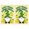 thumbnail image 1 of 2 Pcs Funny Kitchen Towels,Easy Peasy Lemon Squeezy Microfiber Dish Towels,Kitchen Tea Towels,Kitchen Towel Set (18" X 26"), 1 of 3