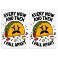 thumbnail image 1 of 2 Pcs Funny Kitchen Towels,Every Now and Then I Fall Apart Microfiber Dish Towels,Kitchen Tea Towels,Kitchen Towel Set (18" X 26"), 1 of 3