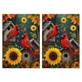 thumbnail image 1 of 2 Pcs Funny Kitchen Towels,Fall Cardinals on Birdhouses with Sunflowers and Butterflies Microfiber Dish Towels,Kitchen Tea Towels,Kitchen Towel Set (18" X 26"), 1 of 3