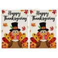 thumbnail image 1 of 2 Pcs Funny Kitchen Towels,Fall Happy Thanksgiving Turkey Microfiber Dish Towels,Kitchen Tea Towels,Kitchen Towel Set (18" X 26"), 1 of 3