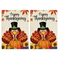 thumbnail image 1 of 2 Pcs Funny Kitchen Towels,Fall Happy Thanksgiving Turkey Microfiber Dish Towels,Kitchen Tea Towels,Kitchen Towel Set (18" X 26"), 1 of 3