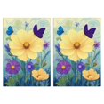 thumbnail image 1 of 2 Pcs Funny Kitchen Towels,Flowers with Butterflies Microfiber Dish Towels,Kitchen Tea Towels,Kitchen Towel Set (18" X 26"), 1 of 3