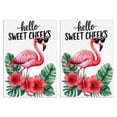 thumbnail image 1 of 2 Pcs Funny Kitchen Towels,Funny Flamingo Pattern Microfiber Dish Towels,Kitchen Tea Towels,Kitchen Towel Set (18" X 26"), 1 of 3