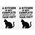 thumbnail image 1 of 2 Pcs Funny Kitchen Towels,Funny Kitchen Cat Microfiber Dish Towels,Kitchen Tea Towels,Kitchen Towel Set (18" X 26"), 1 of 3