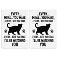 thumbnail image 1 of 2 Pcs Funny Kitchen Towels,Funny Kitchen Cat Microfiber Dish Towels,Kitchen Tea Towels,Kitchen Towel Set (18" X 26"), 1 of 3