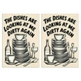 thumbnail image 1 of 2 Pcs Funny Kitchen Towels,Funny Kitchen Patterns Microfiber Dish Towels,Kitchen Tea Towels,Kitchen Towel Set (18" X 26"), 1 of 3