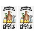 thumbnail image 1 of 2 Pcs Funny Kitchen Towels,Funny Kitchen Quirky Patterns Microfiber Dish Towels,Kitchen Tea Towels,Kitchen Towel Set (18" X 26"), 1 of 3