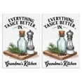 thumbnail image 1 of 2 Pcs Funny Kitchen Towels,Funny Kitchen Quirky Patterns Microfiber Dish Towels,Kitchen Tea Towels,Kitchen Towel Set (18" X 26"), 1 of 3