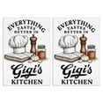 thumbnail image 1 of 2 Pcs Funny Kitchen Towels,Funny Kitchen Quirky Patterns Microfiber Dish Towels,Kitchen Tea Towels,Kitchen Towel Set (18" X 26"), 1 of 3