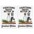 thumbnail image 1 of 2 Pcs Funny Kitchen Towels,Funny Kitchen Quirky Patterns Microfiber Dish Towels,Kitchen Tea Towels,Kitchen Towel Set (18" X 26"), 1 of 3