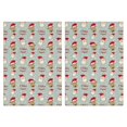 thumbnail image 1 of 2 Pcs Funny Kitchen Towels,Gray Christmas Santa and Reindeer Pattern Microfiber Dish Towels,Kitchen Tea Towels,Kitchen Towel Set (18" X 26"), 1 of 7