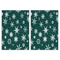 thumbnail image 1 of 2 Pcs Funny Kitchen Towels,Green Christmas Snowflake Pattern Microfiber Dish Towels,Kitchen Tea Towels,Kitchen Towel Set (18" X 26"), 1 of 7