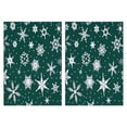 thumbnail image 1 of 2 Pcs Funny Kitchen Towels,Green Christmas Snowflake Pattern Microfiber Dish Towels,Kitchen Tea Towels,Kitchen Towel Set (18" X 26"), 1 of 7