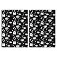thumbnail image 1 of 2 Pcs Funny Kitchen Towels,Halloween Ghost Pumpkin Pattern Microfiber Dish Towels,Kitchen Tea Towels,Kitchen Towel Set (18" X 26"), 1 of 7