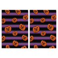 thumbnail image 1 of 2 Pcs Funny Kitchen Towels,Halloween Purple and Black Striped Pumpkins Microfiber Dish Towels,Kitchen Tea Towels,Kitchen Towel Set (18" X 26"), 1 of 7