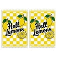thumbnail image 1 of 2 Pcs Funny Kitchen Towels,Hell Lemons Microfiber Dish Towels,Kitchen Tea Towels,Kitchen Towel Set (18" X 26"), 1 of 3