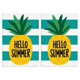 thumbnail image 1 of 2 Pcs Funny Kitchen Towels,Hello Summer Pineapple Microfiber Dish Towels,Kitchen Tea Towels,Kitchen Towel Set (18" X 26"), 1 of 3