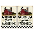 thumbnail image 1 of 2 Pcs Funny Kitchen Towels,Home Sweet Farmhouse Microfiber Dish Towels,Kitchen Tea Towels,Kitchen Towel Set (18" X 26"), 1 of 3