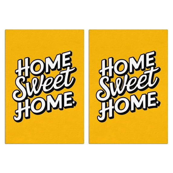 2 Pcs Funny Kitchen Towels,Home Sweet Home Microfiber Dish Towels,Kitchen Tea Towels,Kitchen Towel Set (18" X 26")