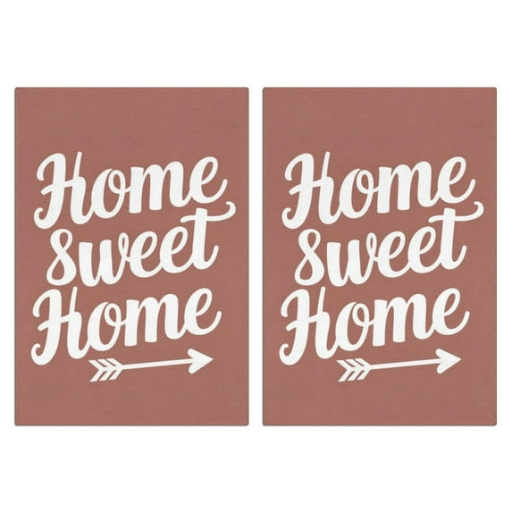 2 Pcs Funny Kitchen Towels,Home Sweet Home Microfiber Dish Towels,Kitchen Tea Towels,Kitchen Towel Set (18" X 26")