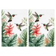 thumbnail image 1 of 2 Pcs Funny Kitchen Towels,Hummingbird and Flower Microfiber Dish Towels,Kitchen Tea Towels,Kitchen Towel Set (18" X 26"), 1 of 3