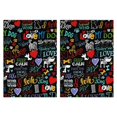 thumbnail image 1 of 2 Pcs Funny Kitchen Towels,I Love My Dogs Art Microfiber Dish Towels,Kitchen Tea Towels,Kitchen Towel Set (18" X 26"), 1 of 3