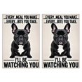 thumbnail image 1 of 2 Pcs Funny Kitchen Towels,I'll Be Watching You Microfiber Dish Towels,Kitchen Tea Towels,Kitchen Towel Set (18" X 26"), 1 of 3